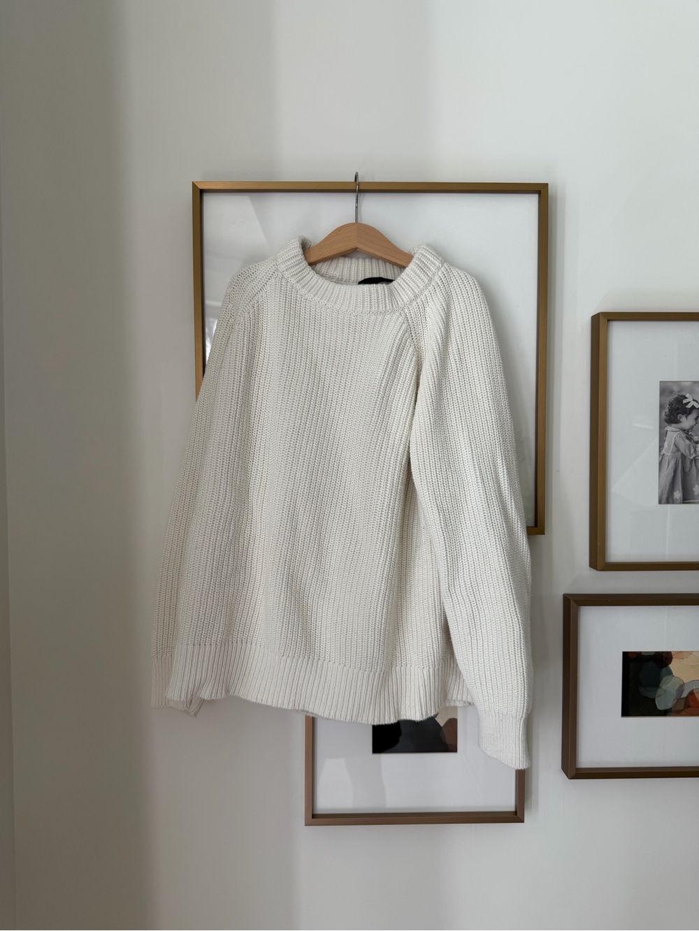 Jenni Kayne fisherman cotton crewneck sweater